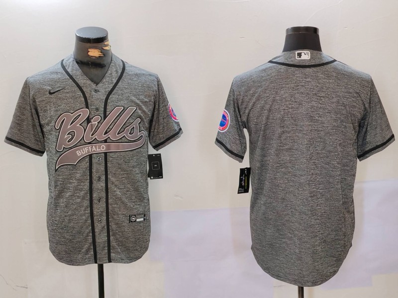 Men Buffalo Bills Blank Grey Joint Name 2024 Nike Limited NFL Jersey style 9126->indianapolis colts->NFL Jersey